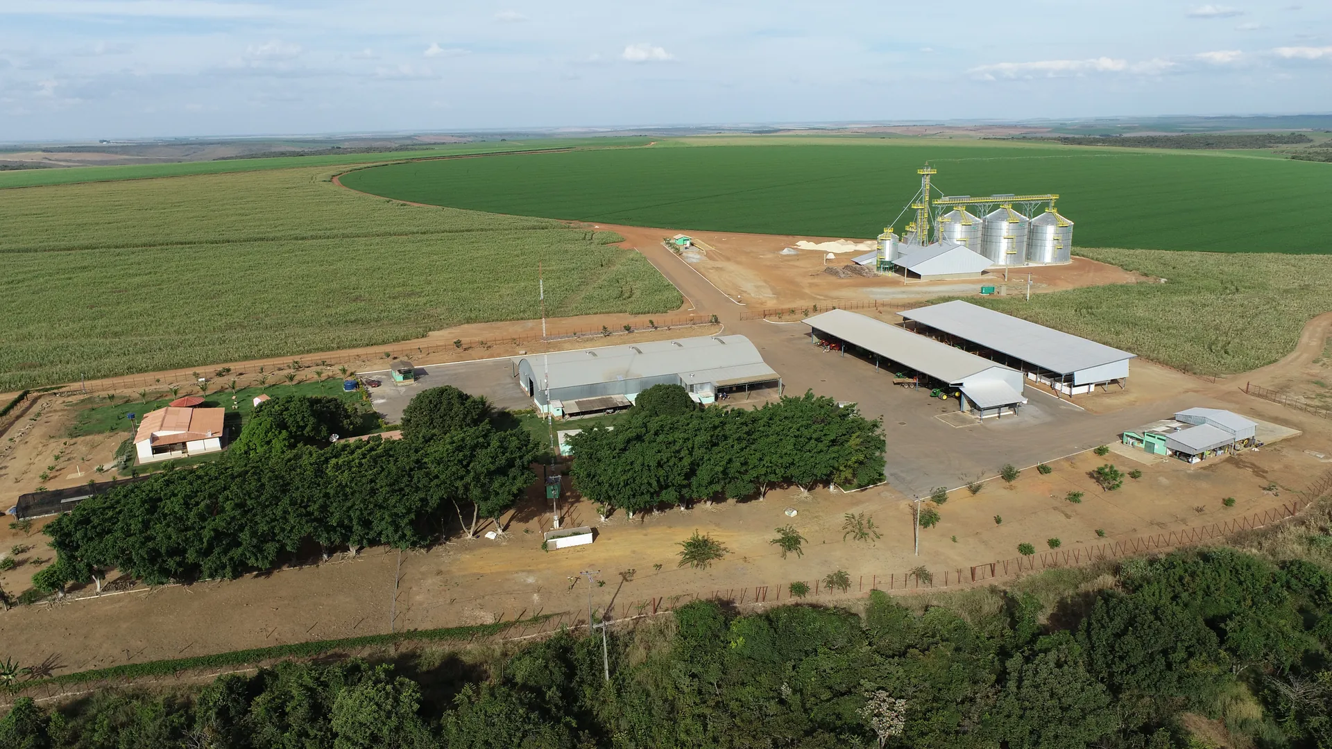 Vista aérea da Fazenda Vargeão em Cristalina/GO